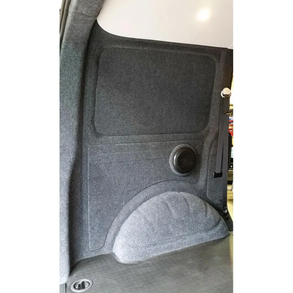 Online X-Trem Stretch naaldvilt bekleding zilvergrijs 2 x 2 meter