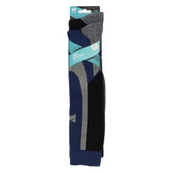 New Xtreme Sockswear  skisokken blue 2-pack