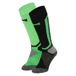 Xtreme Sockswear  snowboardsokken heren multi green 2-pack